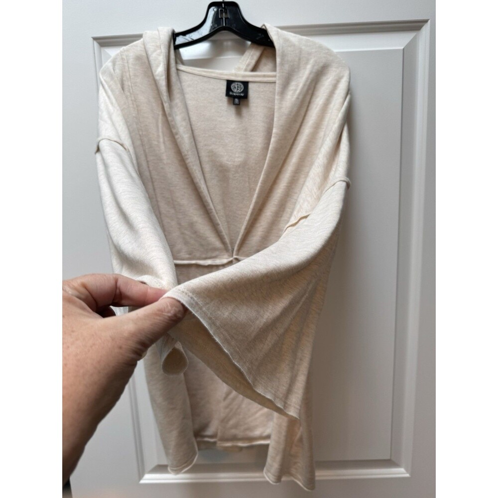 Bobeau Hoodie Cardigan Sweater Jacket Women’s Size‎ XL Super Soft & Cozy Beige